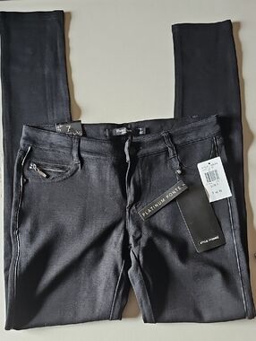 BOOM BOOM JEANS  Black Ponte Pull-On Jeggings 5BIN B119